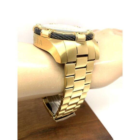 Invicta Men's Watch 25515 Bolt Quartz Chronograph Diver Gold Tone Steel 52mm - Picture 13 of 15